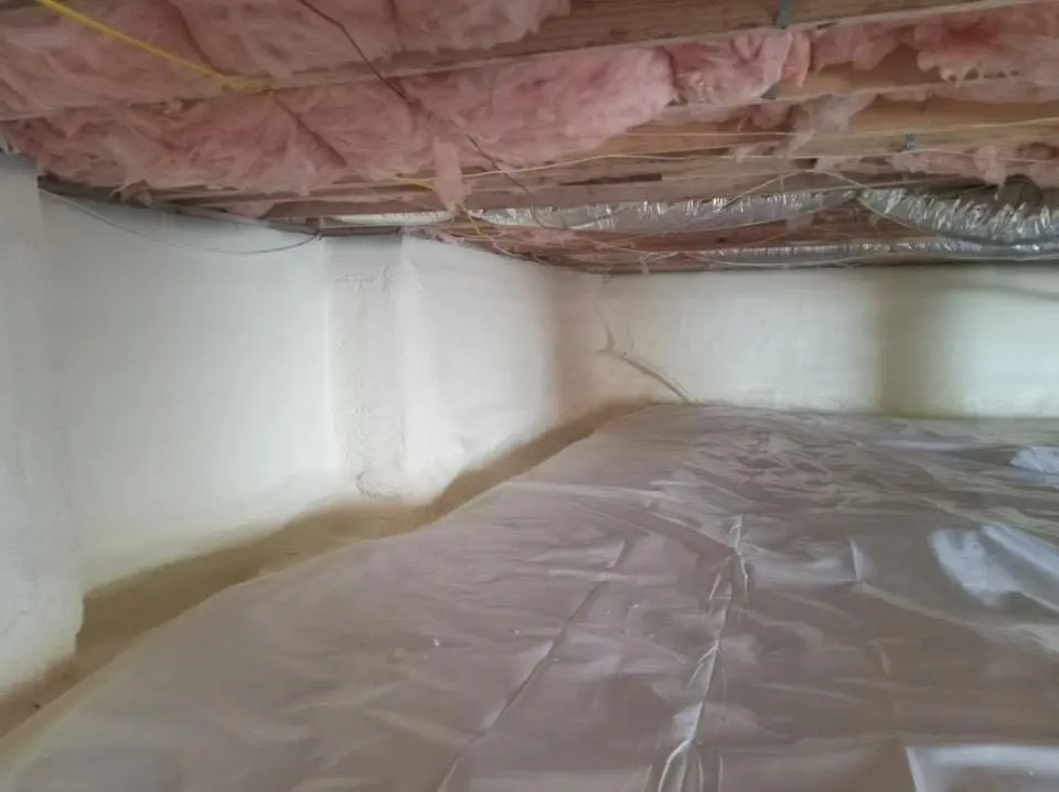 Crawl space encapsulation with closed-cell spray foam for Spray Foam Roofing Repair in Jupiter